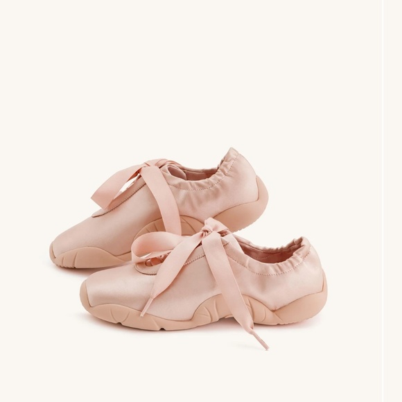 JW PEI FLAVIA BALLERINA SNEAKERS - PINK US 6 - Picture 2 of 2